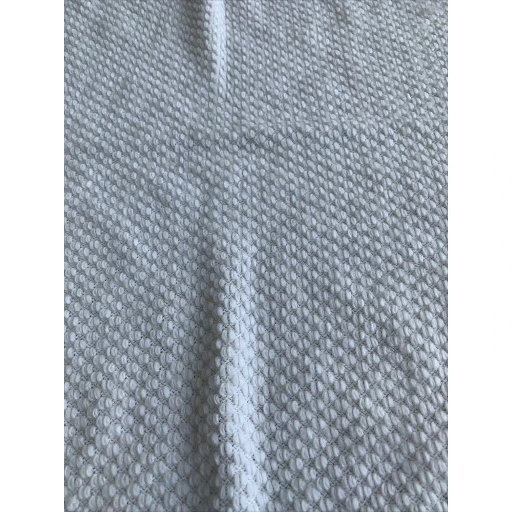 Vintage Celebrity Knitwear Crochet Knit Baby Blanket 33x30 Christening Baptism